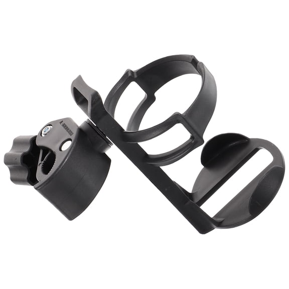 Soimiss Convenient Black Cup Holder Attachment for Strollers Walkers and Bikes with Rotating Function