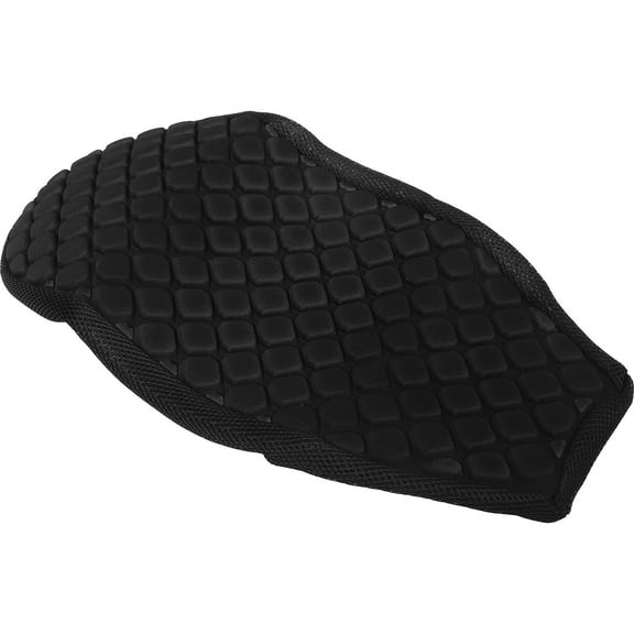 Soimiss Universal Motorcycle Seat Cushion Black Comfortable Shock Absorbing Breathable for Moped
