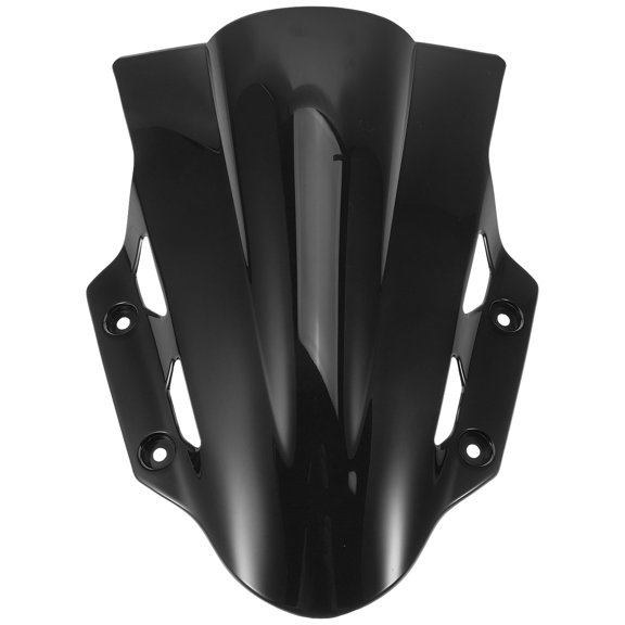 Soimiss Sleek Black Motorcycle Windshield Windscreen with Easy Installation and Wind Resistance for Motorbikes
