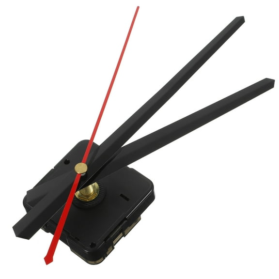 Soimiss Wall Clock Movement with Accurate Timing Clock Hands and Motor Kit Black 1 Set