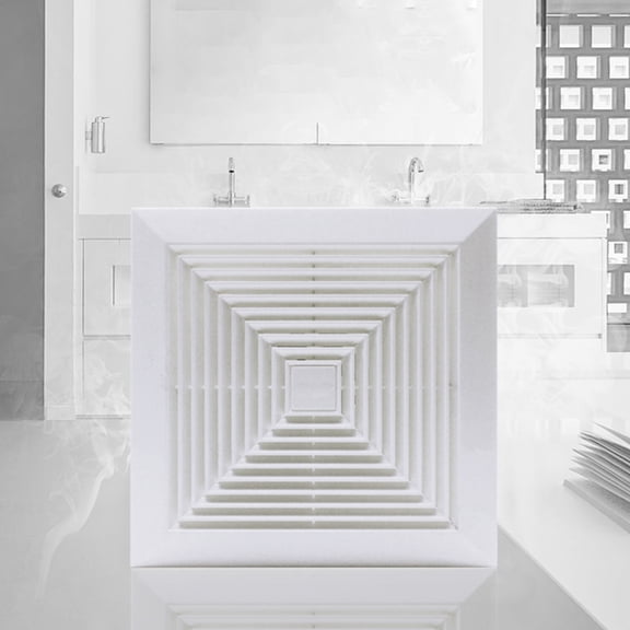 Soimiss Wall Mount Exhaust Fan Exhaust Fan Kitchen PVC Ventilation for Garage 1Pcs