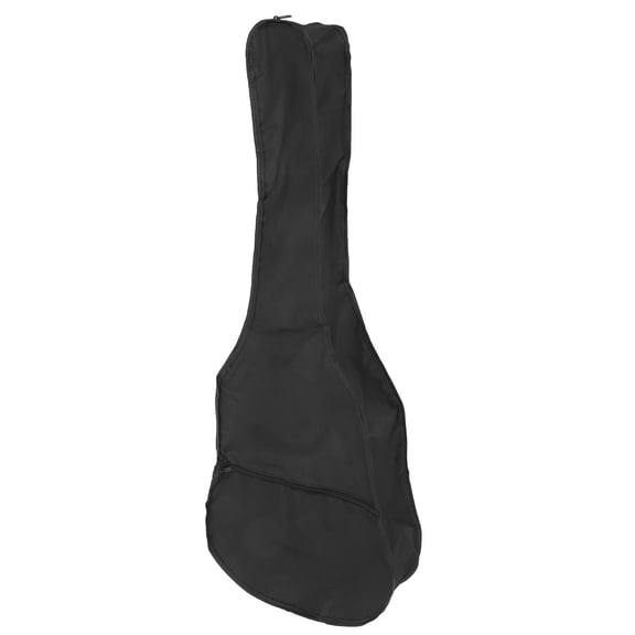 Soimiss Waterproof Oxford Cloth Guitar Bag Durable Black Carrying Case with Extra Storage Pouch