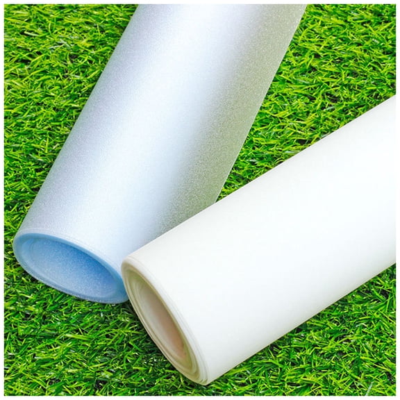 Soimiss Bathroom Window Roll Sticker Plated Silver PVC Electrostatic Glass Film for Decoration