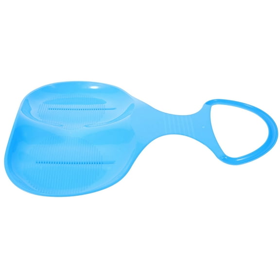 Soimiss Blue Plastic Snow Sled Board Lightweight Multi Functional Winter Sliding Board for Snow Grass and Sand