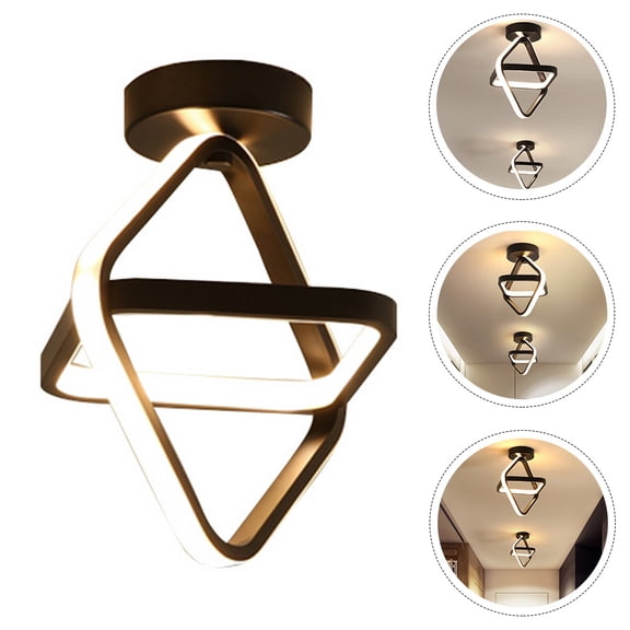 Soimiss led light lamp Ceiling Light Black Acrylic 1PC