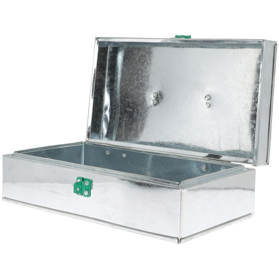 Soimiss Home Storage Box for Garden Tools Iron Case with Portable Handle