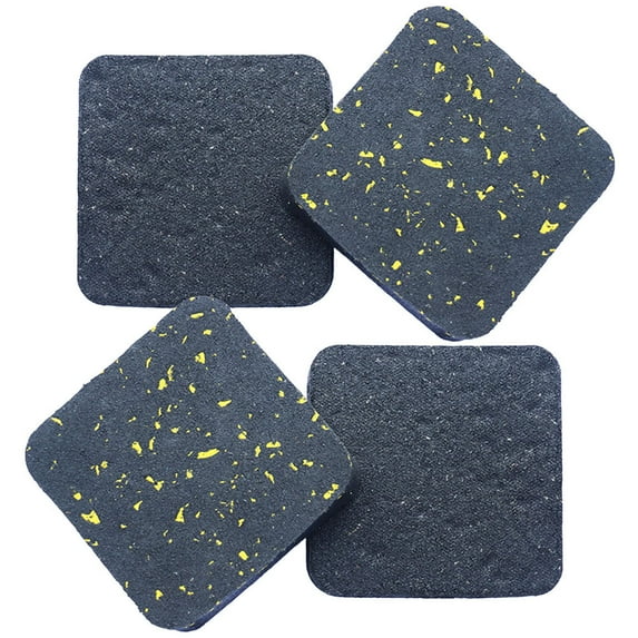 Soimiss Yellow Rubber Anti Vibration Pads for Vibration Reduction Use 4 and Heat Insulation