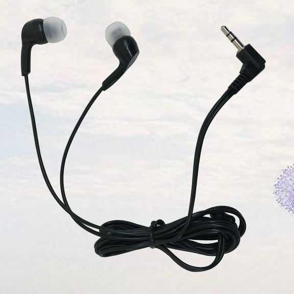 Soimiss audio ear phones Black for Music Playback 1Set Back to School