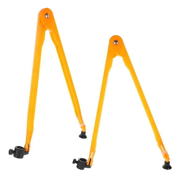Soimiss Back to School Handheld Compass for Drawing Circles Math Tool Orange ABS 2Pcs