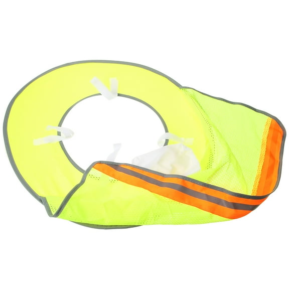 Soimiss Hard Hat Brim Shade with Sun Protection for Outdoor Enthusiasts Fluorescent Green 1Pack