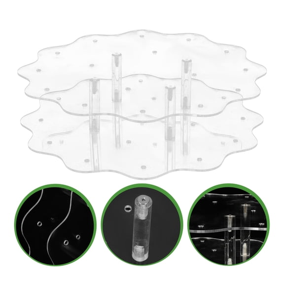 Soimiss Candy Display Rack Lollipop Holder Transparent 1Set