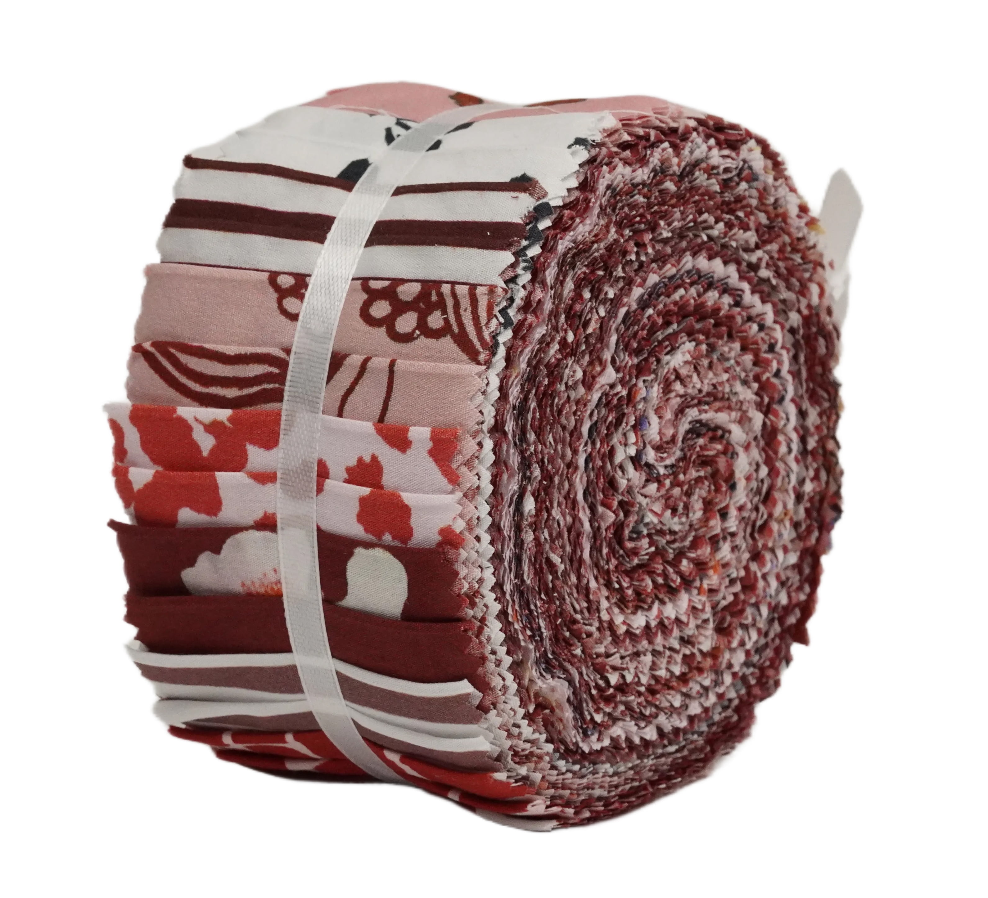 Soimoi 40Pcs Florals Print Cotton Precut Fabrics for Quilting Craft Strips 2.5 x 42 inches Jelly Roll