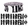 thumbnail image 1 of Soimoi 40Pcs Music Print Precut Fabrics Strips Roll Up 1.5x42inches Cotton Jelly Rolls For Quilting - White & Black, 1 of 9