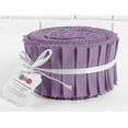thumbnail image 1 of Soimoi 40Pcs Solid Lavender Cotton Precut Fabrics For Quilting Craft Strips 2.5 Inches Jelly Roll, 1 of 6