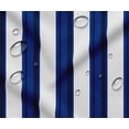 thumbnail image 1 of Soimoi 56 Inch Wide Waterproof Taffeta Fabric By 3 Yard | Blue Stripe Print | Outdoor Use for Furniture Covers, Umbrellas, Patio Decor & More, 1 of 7