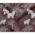 thumbnail image 1 of Soimoi 56 Inch Wide Waterproof Taffeta Fabric By 3 Yard | Brown Animal Design | Outdoor Use for Furniture Covers, Umbrellas, Patio Decor & More, 1 of 7