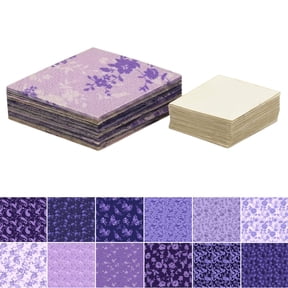 Soimoi 60° Diamond Precut Quilt Kit – 120 Cotton Fabric Diamonds + 120 EPP Papers – Precision Shapes for English Paper Piecing, Diamond Stars, Tumbling Blocks & Geometric Quilts 