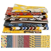 Soimoi 8 Pc Fat Quarter Bundle-Asian KalamkariPrint 18"x 22"DIY Patchwork-100% CottonPre-Cut Quilting Fabric Multicolor