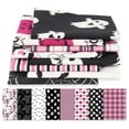 thumbnail image 1 of Soimoi 8 Pc Fat Quarter Bundle,HalloweenPrint 18"x 22"DIY Patchwork-100% CottonPre-Cut Quilting Fabric Purple & Black, 1 of 7