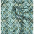 thumbnail image 1 of Soimoi Abstract Print,Cotton Cambric, Quilting Fabric Sold by The Yard 42 Inch Wide, Medium Weight Cotton Fabric, SewingSupplies, Sea Green, 1 of 6