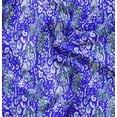 thumbnail image 1 of Soimoi Animal Skin Print, Poly Taffeta Fabric, Decor Sewing Fabric by The Yard 56 Inch Wide, Decorative Fabric for Outdoor Upholstery, Umbrellas and Home Accents, Blue, 1 of 6