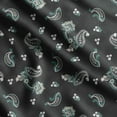 thumbnail image 1 of Soimoi Asian Paisley Print, Velvet Fabric, Decor Sewing Fabric by The Yard 54 Inch Wide,Decorative Fabric for Upholstery and Home Accents, Gray, 1 of 5