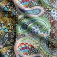 thumbnail image 1 of Soimoi Asian Paisley Printed, Cotton Satin Spandex, Sewing Fabric by The Yard 54 Inch Wide, Decorative Fabric for Dresses and Home Accents, Multicolor, 1 of 5