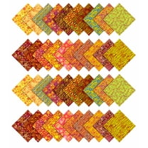 Soimoi Batik Print Precut 5-inch Cotton Fabric Quilting Squares Charm Pack DIY Patchwork Sewing Craft