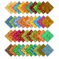 thumbnail image 1 of Soimoi Batik Print Precut 5-inch Cotton Fabric Quilting Squares Charm Pack DIY Patchwork Sewing Craft, 1 of 1