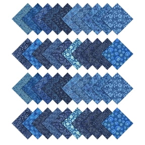 Soimoi Batik Print Precut 5-inch Cotton Fabric Quilting Squares Charm Pack DIY Patchwork Sewing Craft