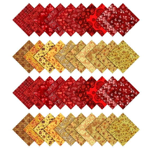 Soimoi Batik Print Precut 5-inch Cotton Fabric Quilting Squares Charm Pack DIY Patchwork Sewing Craft