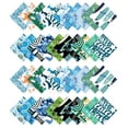 thumbnail image 1 of Soimoi Beach Print Precut 5-inch Cotton Fabric Quilting Squares Charm Pack DIY Patchwork Sewing Craft-Light Green, 1 of 3