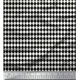 thumbnail image 1 of Soimoi Black Cotton Duck Fabric Diamond Geometric Print Fabric by Yard 42 Inch Wide, 1 of 3