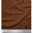 thumbnail image 1 of Soimoi Black Cotton Duck Fabric Floral Art Geometric Fabric Prints By Yard 42 Inch Wide, 1 of 3