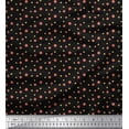 thumbnail image 1 of Soimoi Black Cotton Duck Fabric Polka Dots Print Fabric by the Yard 42 Inch Wide, 1 of 3