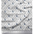 thumbnail image 1 of Soimoi Black Cotton Duck Fabric Yacht & Waves Nautical Print Fabric by Yard 42 Inch Wide, 1 of 1