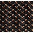 thumbnail image 1 of Soimoi Black Cotton Voile Fabric Animal,Gift Box & Warm And Cozy Christmas Text Printed Fabric 1 Yard 42 Inch Wide, 1 of 7