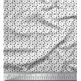 thumbnail image 1 of Soimoi Black Cotton Voile Fabric Uneven Dot Brush Stroke Printed Craft Fabric by the Yard 42 Inch Wide, 1 of 3
