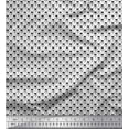 thumbnail image 1 of Soimoi Black Cotton Voile Fabric Weather Cock & Dots Print Fabric by the Yard 42 Inch Wide, 1 of 3