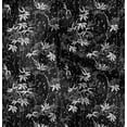 thumbnail image 1 of Soimoi Black Fabric - By the Yard - 42 Inch Wide - Leaves Tropical - Verdant Canopy: A Tapestry of Tropical Leaves Printed Fabric, 1 of 6