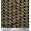 thumbnail image 1 of Soimoi Black Heavy Canvas Fabric Small Circle Geometric Decor Fabric Printed Yard 58 Inch Wide, 1 of 3