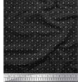 thumbnail image 1 of Soimoi Black Moss Georgette Fabric Floral Art Geometric Decor Fabric Printed Yard 42 Inch Wide, 1 of 3