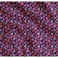 thumbnail image 1 of Soimoi Blue Cotton Cambric Fabric Lips Women Print Fabric by the Yard 42 Inch Wide, 1 of 7