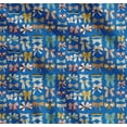 thumbnail image 1 of Soimoi Blue Cotton Cambric Fabric Multi Bow & Dots Decor Fabric Printed Yard 42 Inch Wide, 1 of 7