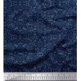 thumbnail image 1 of Soimoi Blue Cotton Duck Fabric Blocks Block Printed Craft Fabric by The Yard 44 Inch Wide, 1 of 3