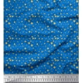 thumbnail image 1 of Soimoi Blue Cotton Duck Fabric Square & Triangle Geometric Print Fabric by the Yard 42 Inch Wide, 1 of 3