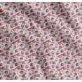 thumbnail image 1 of Soimoi Blue Cotton Poplin Fabric Floral & Pomegranate Fruits Printed Fabric 1 Yard 42 Inch Wide, 1 of 7
