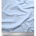 thumbnail image 1 of Soimoi Blue Cotton Poplin Fabric Text & Crown Kids Decor Fabric Printed Yard 42 Inch Wide, 1 of 3