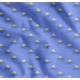thumbnail image 1 of Soimoi Blue Cotton Poplin Fabric Yacht & Waves Nautical Print Fabric by Yard 56 Inch Wide, 1 of 7