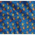 thumbnail image 1 of Soimoi Blue Cotton Voile Fabric Circle & Owl Cartoon Print Sewing Fabric Yard 42 Inch Wide, 1 of 7